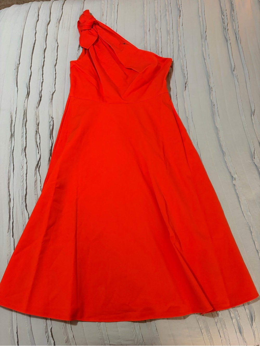 Kate Spade Twill One-shoulder Dress | Size 14
